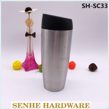450 ml de aço inoxidável caneca de café, garrafa de plástico (SH-SC33)